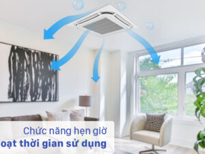 Máy lạnh âm trần 2 chiều Gree Inverter 2.5 HP GUD71T/A-S/GUD71W/A-S - Chế độ hẹn giờ