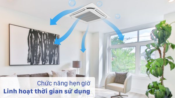 Máy lạnh âm trần 2 chiều Gree Inverter 2.5 HP GUD71T/A-S/GUD71W/A-S - Chế độ hẹn giờ