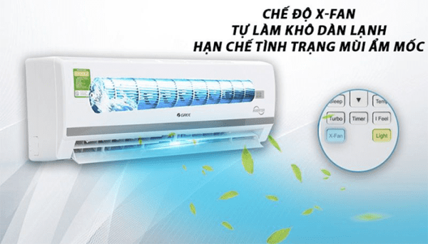 Điều hòa 2 chiều Gree GWH24IE-K3N9B2D tự làm sạch 