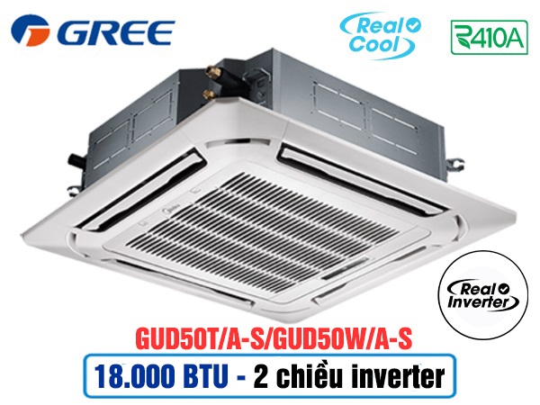 Điều Hòa Âm Trần Gree 18000Btu 2 Chiều Inverter GUD50T/A-S/GUD50W/A-S