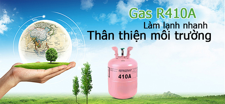 8. Gas R410A sử dụng trên điều hòa lg multi AMNW12GSJB0 có nhiều ưu điểm vượt trội