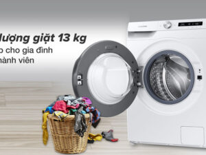 Máy giặt Samsung Inverter 13 kg WW13T504DAW/SV - Giặt tới 13kg