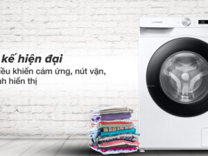 Máy giặt Samsung Inverter 13 kg WW13T504DAW/SV - Thiết kế cửa trước hiện đại, tinh tế