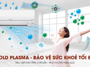 Máy lạnh MS-JS60VF bảo vệ sức khở người dùng với lưới lọc Plasma lọc khuẩn