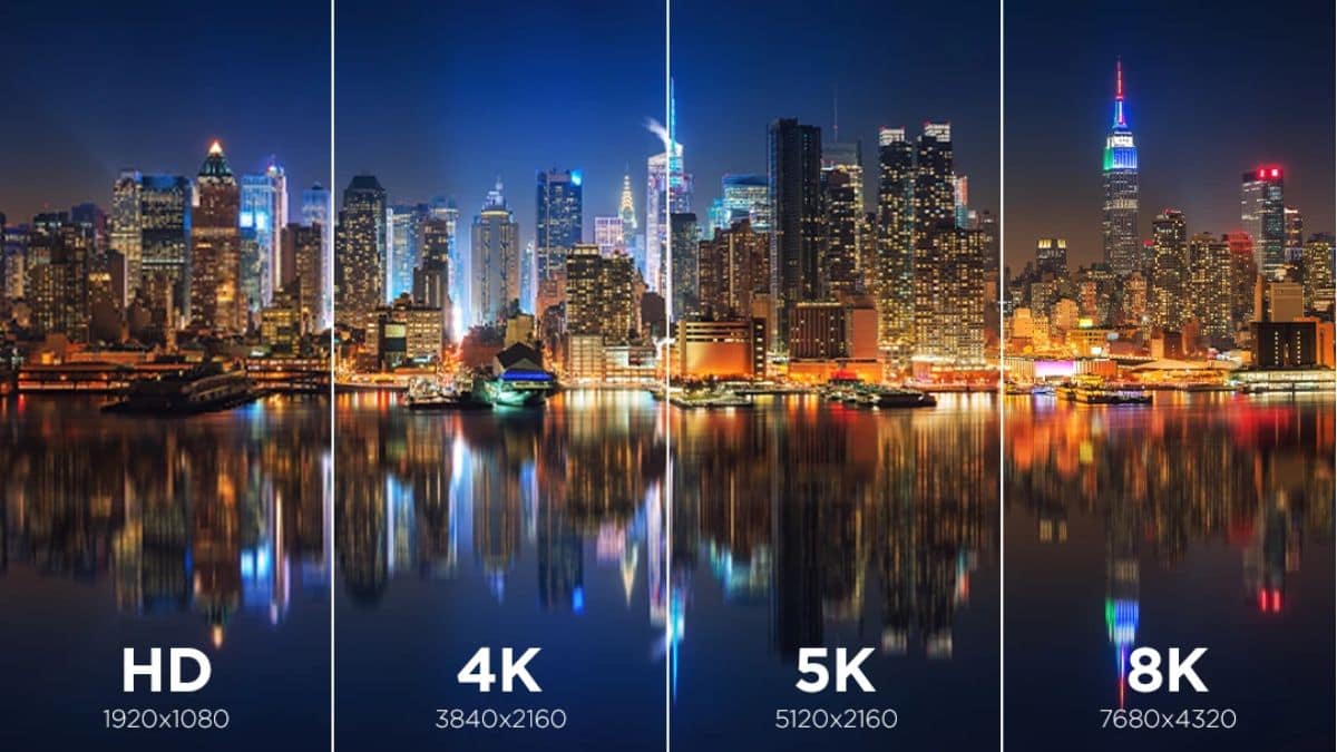 Độ phân giải màn hình 8k là gì? So sánh độ phân giải 8K và 4K