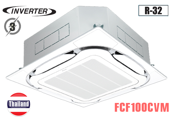FCF100CVM/RZA100DY1, Điều hòa âm trần 34000BTU Daikin 2 chiều inverter
