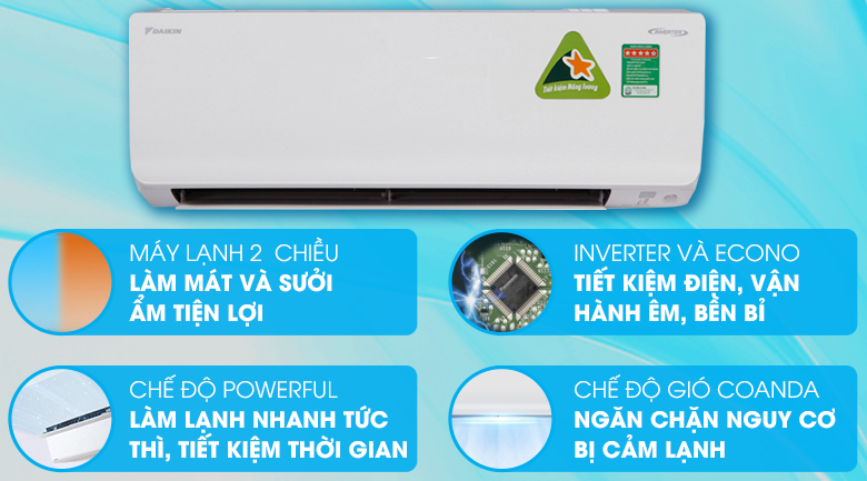 4. Những ưu và nhược điểm nổi bật chung của máy lạnh 2 chiều Đaikin