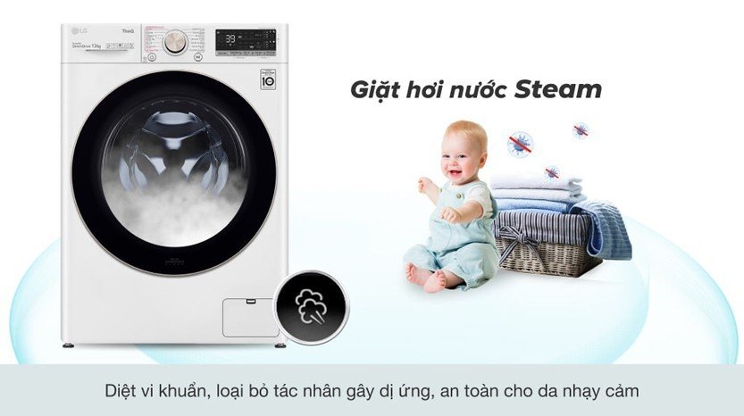 4.1. Công nghệ giặt hơi nước Steam