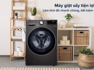 Máy giặt sấy LG Inverter 15kg F2515RTGB - Máy giặt sấy tiện lợi
