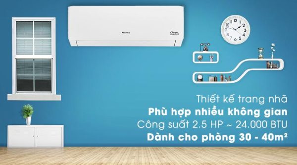 Thiết kế Gree 24000BTU GWH24IE-K3N9B2D với kiểu dáng hiện đại