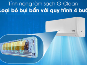 Máy lạnh Gree GWC24PD-K3D0P4 - làm sạch G-Clean