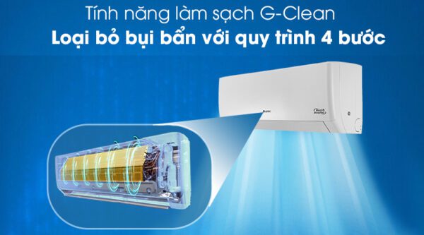 Máy lạnh Gree GWC24PD-K3D0P4 - làm sạch G-Clean