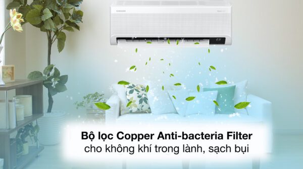 Máy lạnh Samsung Inverter 1.5 HP AR13CYFAAWKNSV - Kháng khuẩn khử mùi