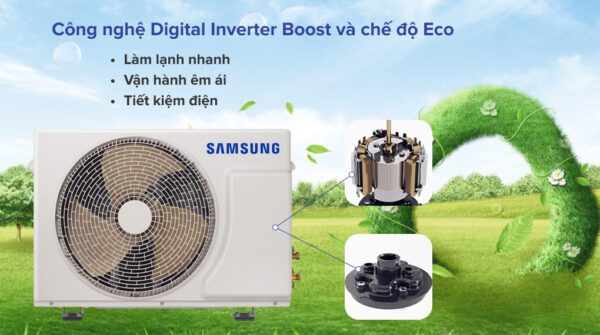 Máy lạnh Samsung Inverter 1.5 HP AR13CYHAAWKNSV - Công nghệ tiết kiệm điện