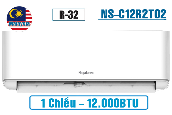 NS-C12R2T30, Điều hòa Nagakawa 12000BTU 1 chiều gas R32