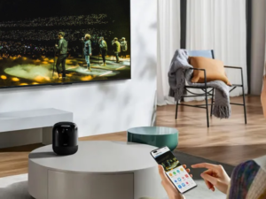 Smart Tivi Samsung 4K 75 inch UA75BU8000 - Chiếu màn hình từ điện thoại lên tivi 