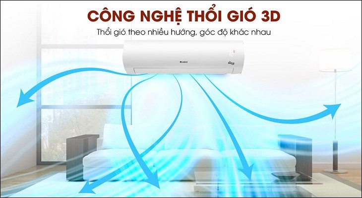 5. Các chế độ đảo gió có trên các dòng sản phẩm máy lạnh hiện nay