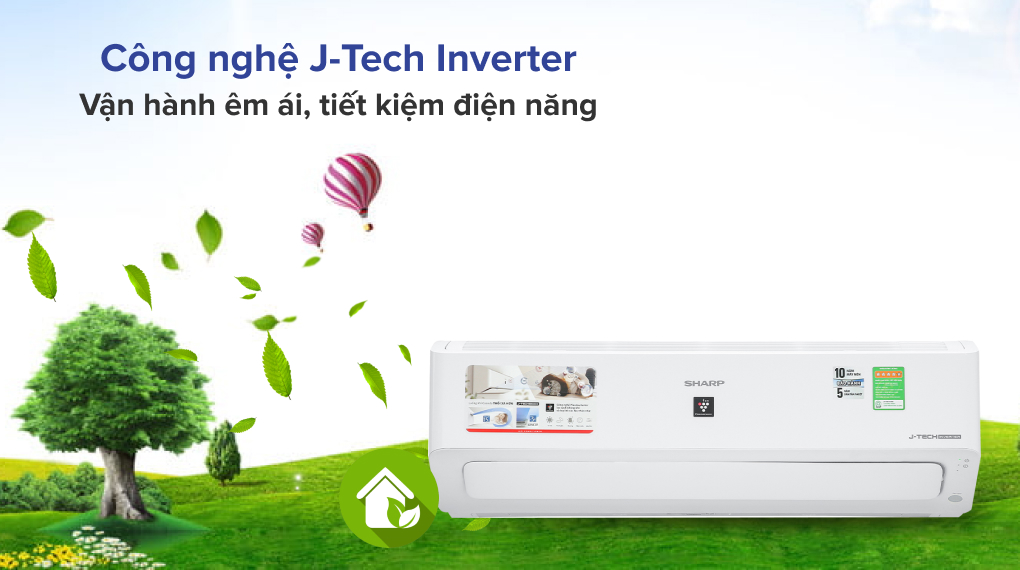 2. Công nghệ tiết kiệm điện J Tech Inverter 