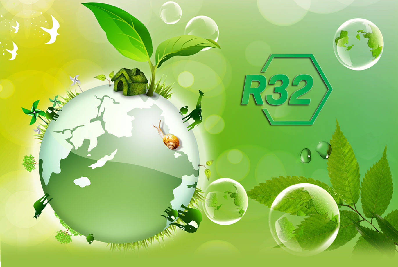 6. Môi chất lạnh R32 thân thiện với môi trường