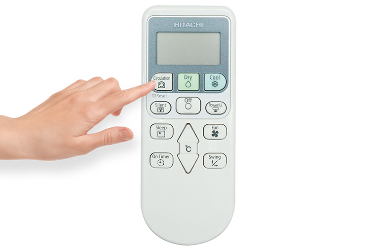 Ký hiệu trên remote máy lạnh Hitachi - Cách sử dụng chế độ Circulation