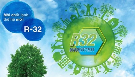Midea MCD1-28CRN1 sử dụng môi chất làm lạnh Gas R32 thân thiện với môi trường
