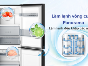 Tủ lạnh Panasonic Inverter 255 lít NR-BV281BGMV - Công nghệ làm lạnh vòng cung Panorama