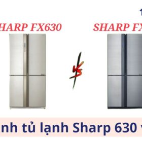 So sánh tủ lạnh Sharp FX630 và FX631【Loại nào tốt hơn】
