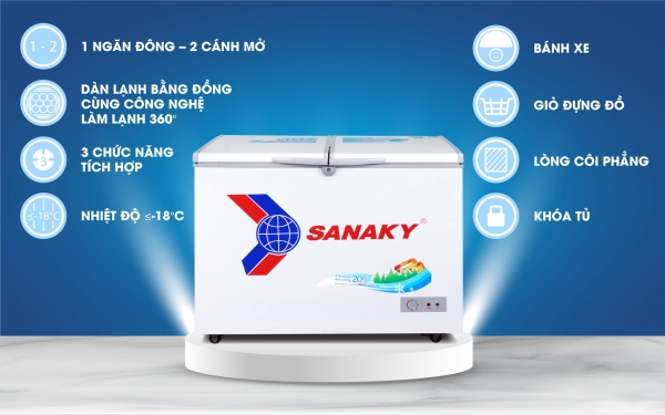 Tủ đông Sanaky VH-3699A1 360 lít