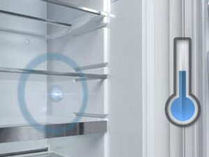 Fresh Sense: Lưu trữ nhiệt độ hoàn hảo trên tủ lạnh Bosch Side By Side Serie 6 KAD90VB20