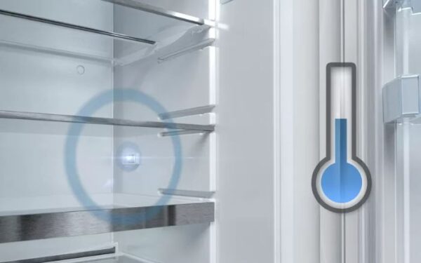 Fresh Sense: Lưu trữ nhiệt độ hoàn hảo trên tủ lạnh Bosch Side By Side Serie 6 KAD90VB20