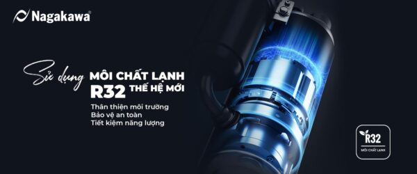 C09R2T31 sử dụng môi chất làm lạnh ưu việt Gas R32