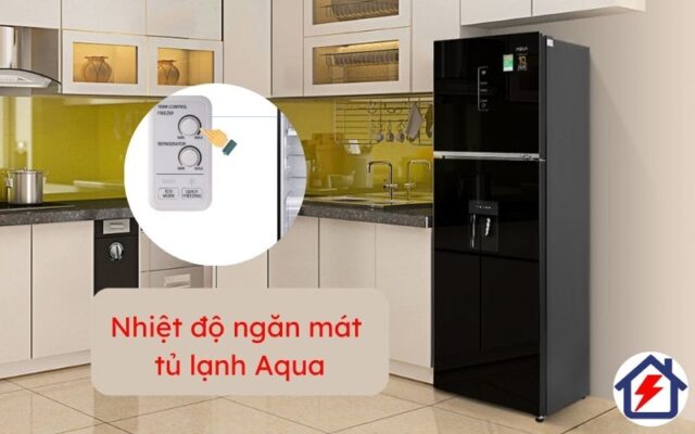 Nhiệt độ ngăn mát tủ lạnh Aqua