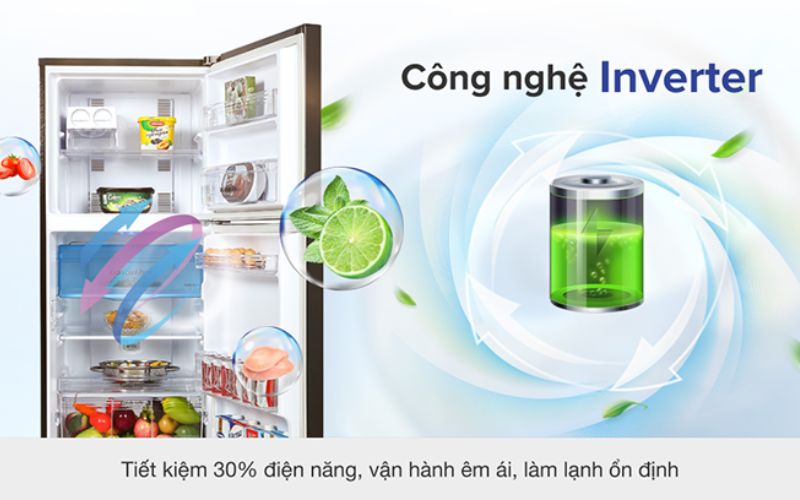 Tủ lạnh Casper trang bị công nghệ Inverter tiết kiệm điện tối đa
