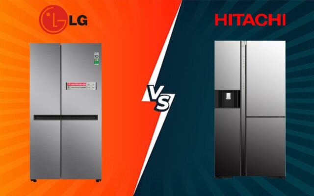 So sánh tủ lạnh LG và Hitachi