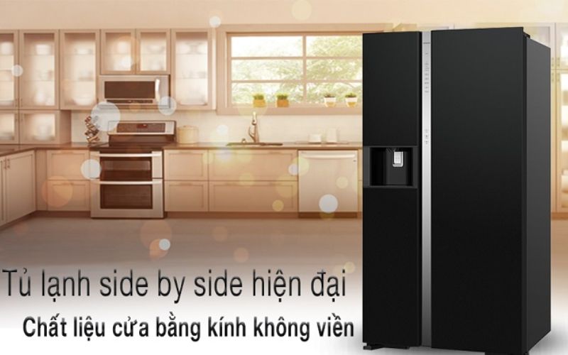 Tủ lạnh Hitachi sở hữu thiết trang trọng, hiện đại