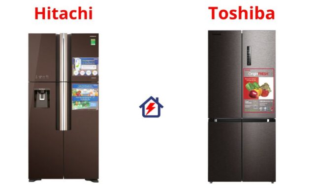 So sánh tủ lạnh Toshiba và Hitachi