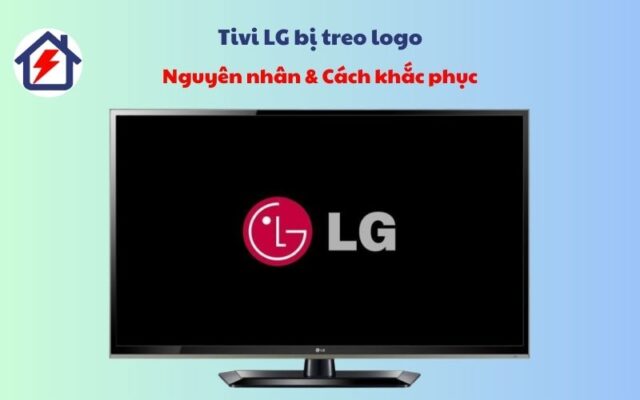 Tivi LG bị treo logo