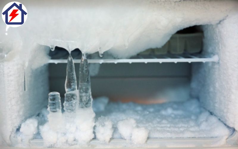 Dàn lạnh của tủ lạnh LG bị đóng tuyết