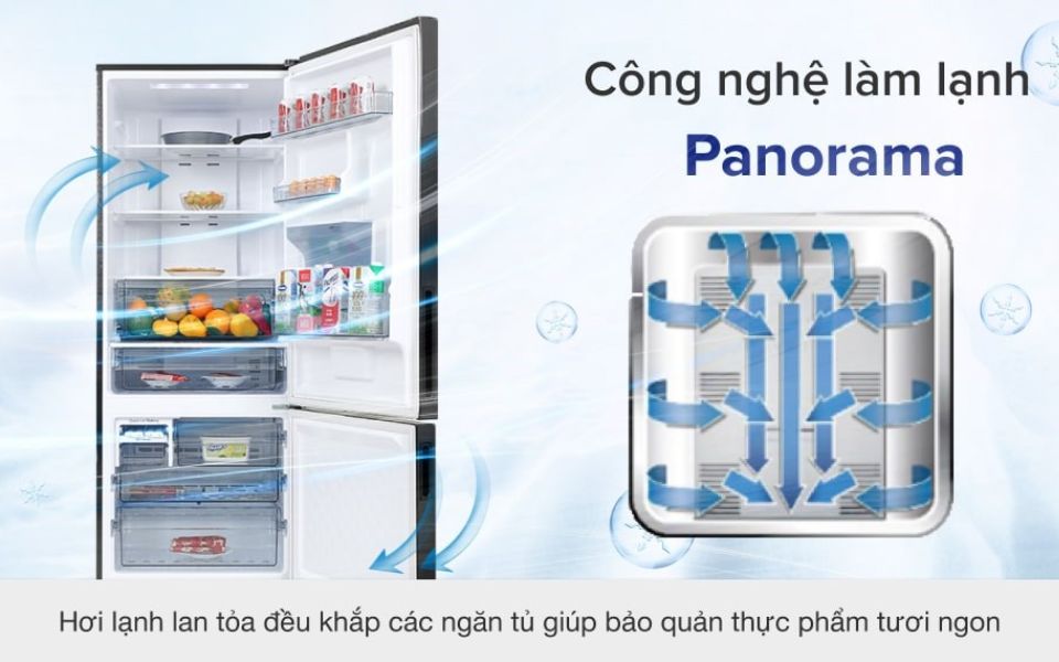 Công nghệ làm lạnh của tủ lạnh Panasonic