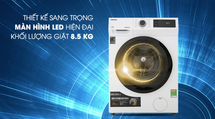 Máy giặt Toshiba Inverter 8.5 Kg TW-BH95S2V WK - Thiết kế