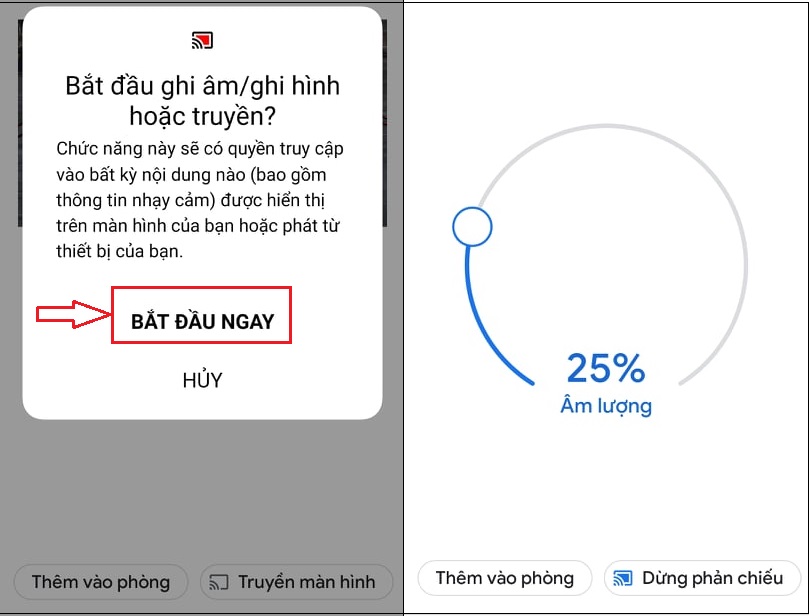 Chọn Bắt đầu ngay