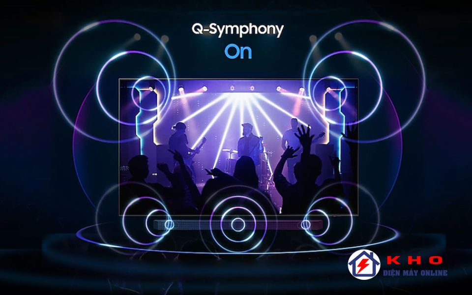 Công nghệ Q-Symphony 3.0 trên tivi Samsung 75 inch giá rẻ