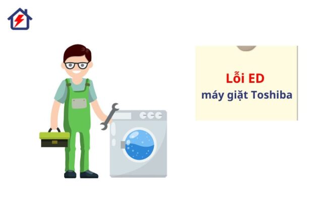 Lỗi ED máy giặt Toshiba