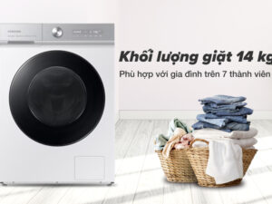 Máy giặt Samsung Inverter 14 kg WW14BB944DGHSV - Khối lượng giặt