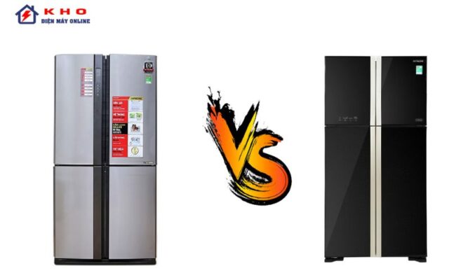 So sánh tủ lạnh Sharp và Hitachi