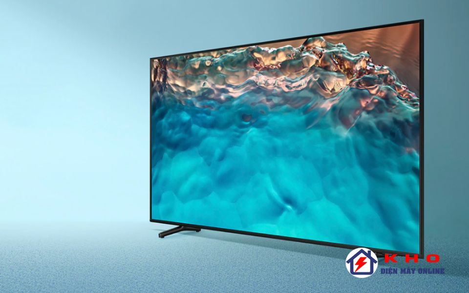 Tivi Samsung 75 inch thiết kế thanh mảnh, đường viền sắc nét