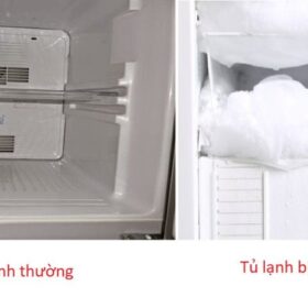 Tủ lạnh Aqua bị đóng tuyết. Nguyên nhân & Cách khắc phục