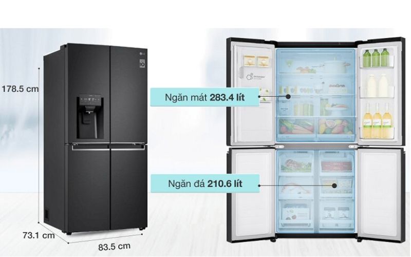 Tủ lạnh dung tích lớn LG