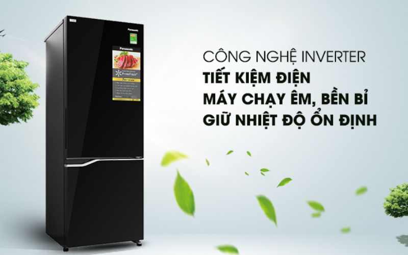 tủ lạnh Panasonic Inverter 290L có khả năng tiết kiệm đến 40% điện năng