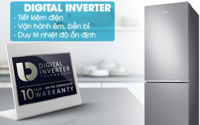 Tủ lạnh Samsung Inverter 208L tích hợp máy nén Digital Inverter